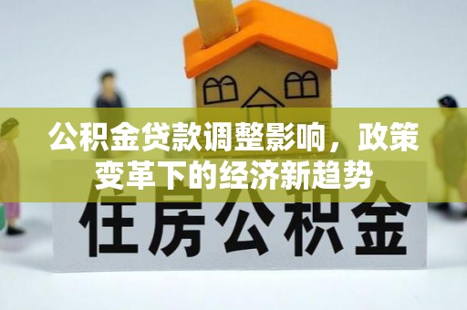 公告公积金贷款调整影响，政策变革下的经济新趋势