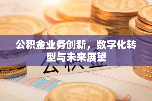 公告公积金业务创新，数字化转型与未来展望